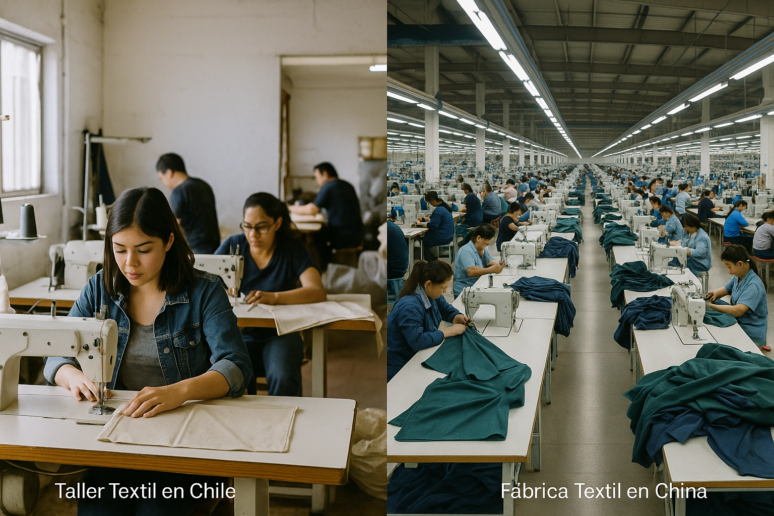 confección nacional vs importación